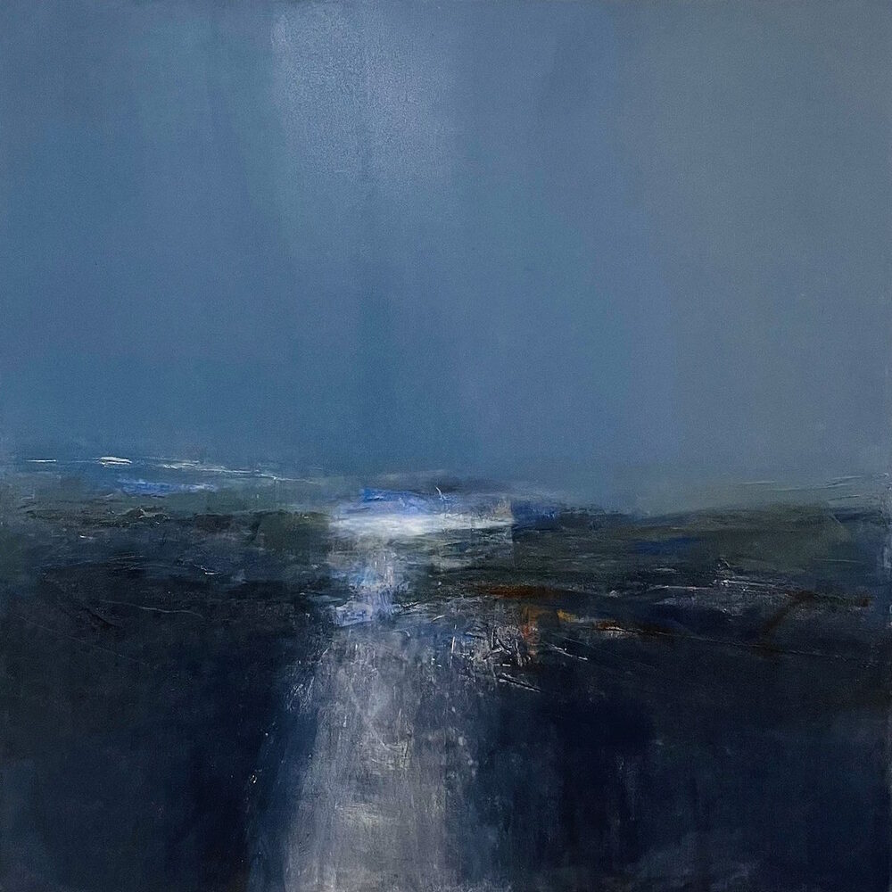'Moonlit, North Sea' by artist Elaine Cunningham